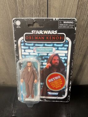 New Star Wars Obi-Wan Kenobi 3.75" #F5770 Retro Action Figure In Sealed Package
